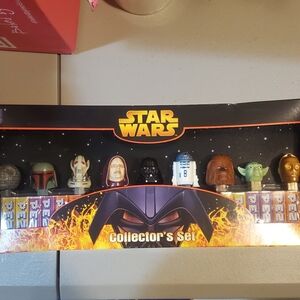Star Wars Pez Dispenser Set of 9, 2005, NIB but No Window.